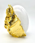 REBEL SMALL H 22 Gold/White Gloss